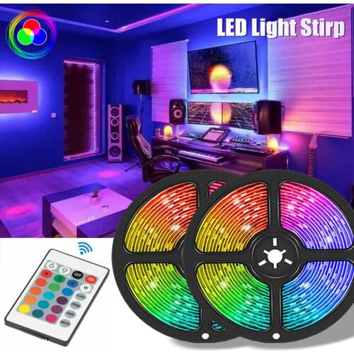 Led Strips Lights for Room 5v Flexible Diode Usb 2835 with Remote Control RGB TV Backlight Wall Room Lights Party Lighting Decor