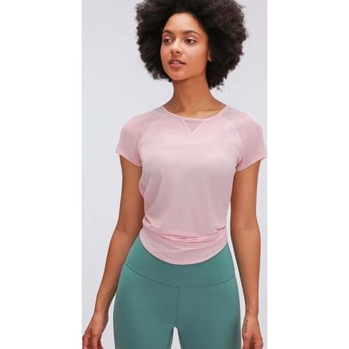 Women Mesh Patchwork Sport Vest Loose Fit Yoga Top Fitness Vest Breathable O-neck Gym Athletic Tank Tops Clothes