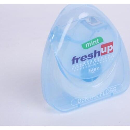 50M Micro Wax Peppermint flavor Dental Flosser Interdental Brush Teeth Stick Toothpicks Floss Pick Oral Hygiene Clean Wire