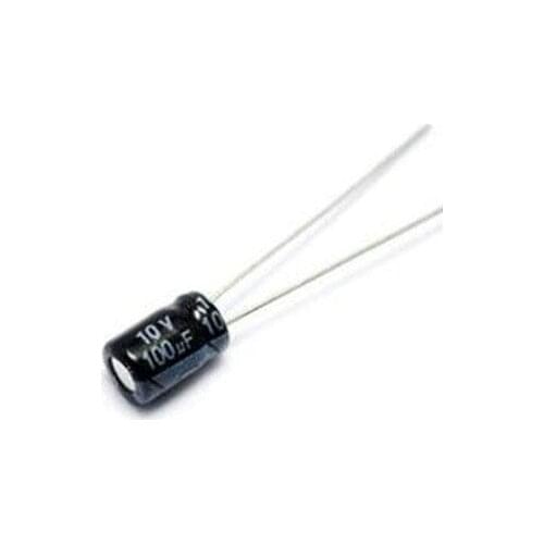 1000pcs 1UF 2.2UF 3.3UF 4.7UF 10uF 22uF 33uF 47uF 100uF 50V 25V 16V 10V 4*7mm Aluminum electrolytic capacitor