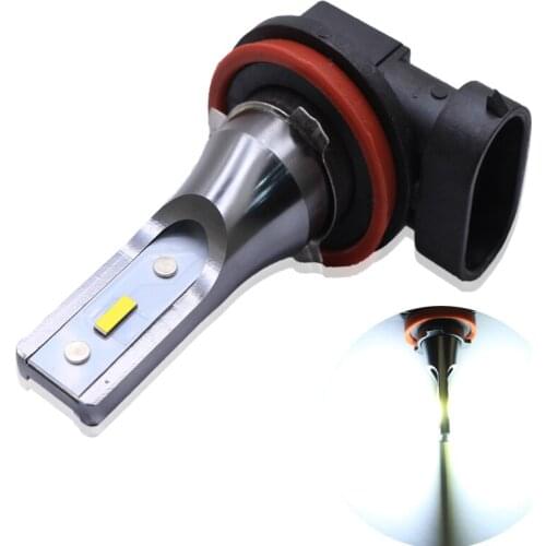 2Pcs H8 H11 Led HB4 9006 HB3 9005 Fog Lights Bulb 1200LM 6000K White Yellow Car Driving Running Lamp Auto Leds Light 12V 24V