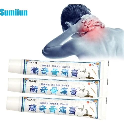 3pcs Chinese Pain Relief Cream Analgesic Ointment Arthritis Joint Back Knee Lumbar Orthopedic Herbal Medical Plaster P1229