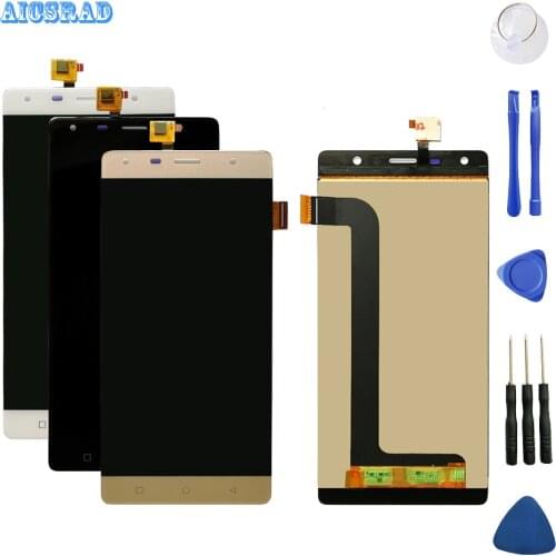 5.5'' New Black / White 100% Tested For Vertex impress Style Full LCD DIsplay + Touch Screen Digitizer Assembly + Tracking