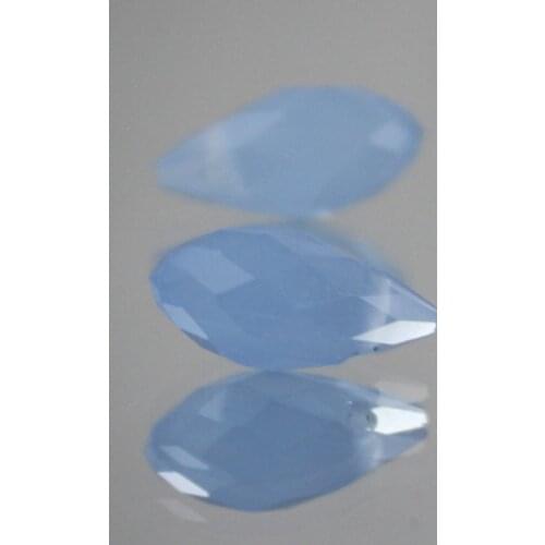 50pcs 6x12MM Clear Oval Faceted Czech Crystal Beads With Hole Briolette Teardrop Glass Beads For Jewelry Making DIY