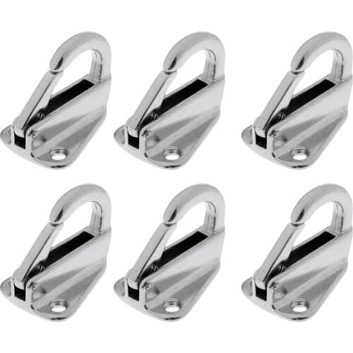 6pcs Fending Hook With Spring Loaded Safety Catch To Take Rope Up To 9mm