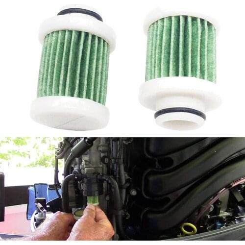 New 2Pcs Fuel Filter Accessories 6D8-WS24A-00 for Y-amaha Marine Outboard 40-115hp