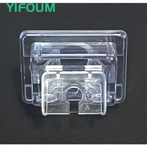 YIFOUM Car Rear View Camera Bracket License Plate Lights Housing For Mercedes-Benz C Class W204 C180 C200 C280 C300 C350 2007-14