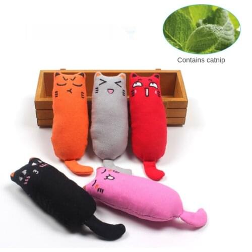 Pet Cotton Cloth Toys Molar Teeth Wear Lovely Cat Interactive Toy Catnip Toys for Kitten Cat Accessories Products