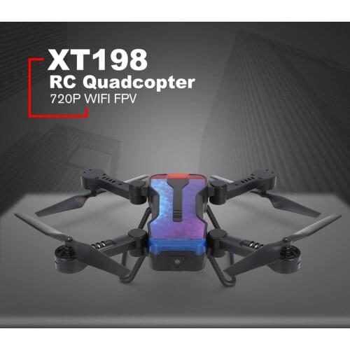 XT198 RC 720P WIFI FPV With Beauty Mode Optical Flow Positioning Altitude Hold RC Quadcopter RC Control and Gravity Control Mode