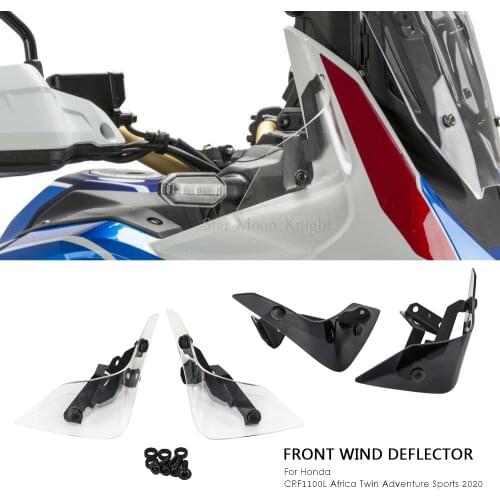 Motorcycle Windshield Wind Side Deflector Handshield Front wind deflector For Honda CRF1100L Africa Twin Adventure Sports 2020