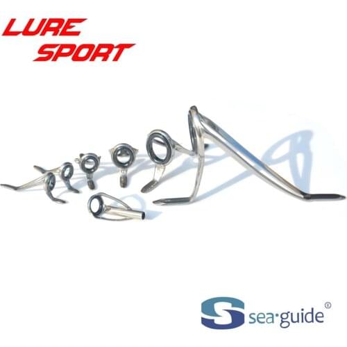 SeaGuide SXEOG SXLLST Top 7pcs 9pcs Set Guide StainlessSteel Frame Oval Ring Guide Rod Building component Repair DIY Accessory