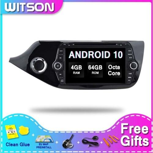 DE Stock ! WITSON Android 10.0 Car Video Player For KIA CEED 2012 Car Audio Video 4GRAM 64GB ROM