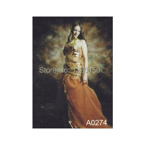 New arrival 5x7ft (1.5m*2m )Hand painted muslin photography photographic wedding background backdrops ,wedding back drops A0274