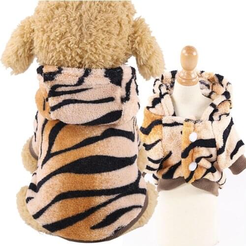 Dog Clothes Pajamas Fleece Jumpsuit Winter Dog Clothing Animal Warm Pet Clothing Outfit Small Dog Star Costume Apparel