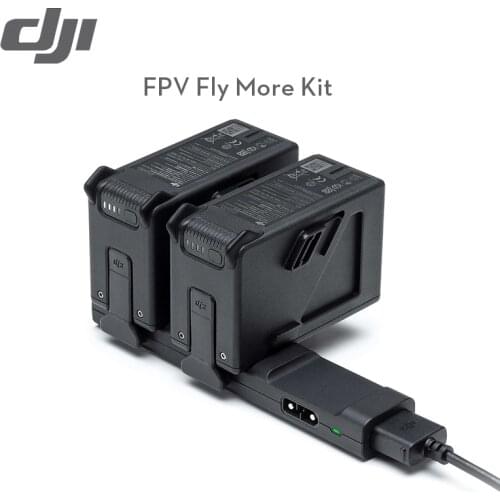 DJI Original FPV Fly More Kit Two DJI FPV Intelligent Flight Batteries and a DJI FPV Batttery Drone Brand New In Stock