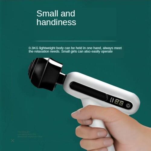 USB Mini Low Noise Profession Massage Gun Body Muscle Deep Fascia Massager Muscle Pain Exercising Relaxation Slimming Shaping