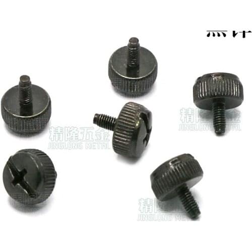 Manual screw M3 * 6 groove hand screw tool free adjustable step 11 groove knurling nut