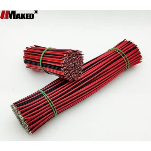 Customize 22AWG Wiring Harness 10-100CM LED Cable 2Pin Tinned Copper Wire UL2468 Electrical Wire For Light Stirp 5050 5730 Power