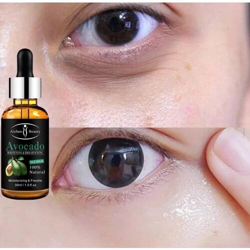 Avocado Eye Serum Moisturizing Anti Aging Remove Dark Circle Fat granule Lift Firming Skin Care Eye Essence Original Fluid