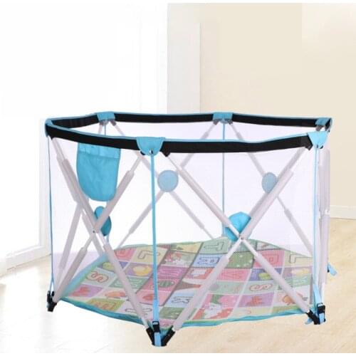 High Quality Folding Portable Childrens Safety Game Fence Kids Playground Baby Fence Indoor Playground Outdoor Fence