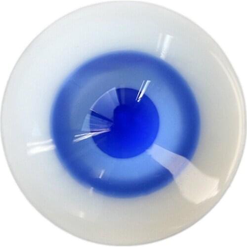 [wamami] 6mm 8mm 10mm 12mm 14mm 16mm 18mm 20mm 22mm 24mm Blue Glass Eyes Eyeball BJD Doll Dollfie Reborn Making Crafts
