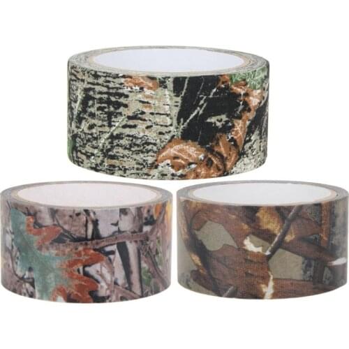 10m Waterproof Dead Leaves Camo Cloth tape Gun Hunting Outdoor Camping Camouflage Stealth Tape Wrap for Hunting Gun Accessories