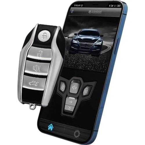 Car Alarm Central Locking With Phone Keyless Entry System Universal Centralized Lock Automation Available For Android Or iOS APP
