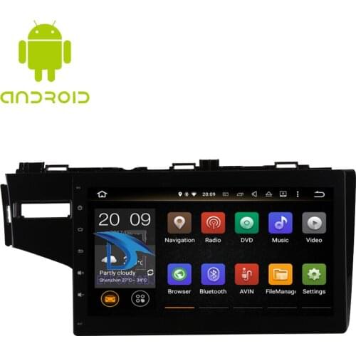 Android 9.0 Octa Core Car GPS Navigation For Honda HONDA FIT/JAZZ Left Hand Driving 2014-2019 With BT WIFI Car radio player WIFI