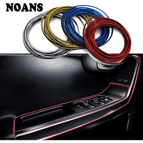 5M DIY Car Decoration Plated Trim Strip For Nissan Qashqai J11 J10 Juke Tiida Note X-trail T32 Volkswagen Passat B6 B5 B7 B8 CC