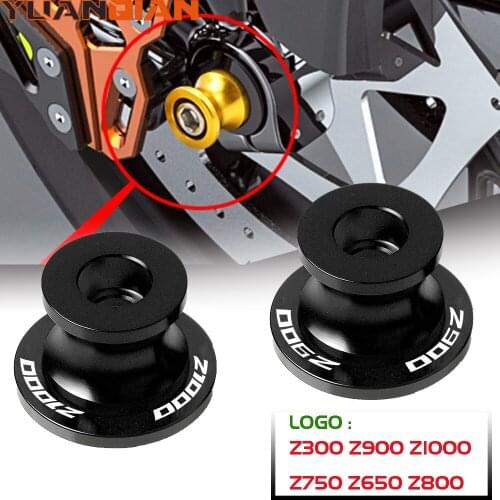 For KAWASAKI ninja Z900 Z1000 Z800 Z750 Z750R Z750S Z900RS Z1000SX Z300 Z650 Motorcycle Swingarm Spools Slider Stand Screws z900