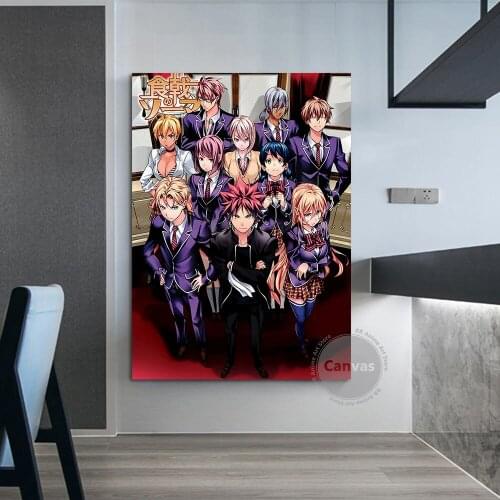 Canvas Anime Kobayashi Rindou Food Wars Pictures Home Decoration Paintings Poster HD Prints Wall Art Modular Living Room