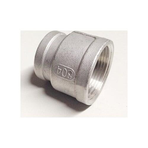 1-1/2" BSP to 2" BSP Female Thread 304 Stainless Steeel Concentric Reducer Connector Pipe Fitting water air oil