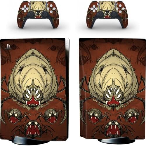 Famine Style PS5 Disc Edition Skin Sticker for Playstation 5 Console & 2 Controllers Decal Vinyl Protective Skins Style 3