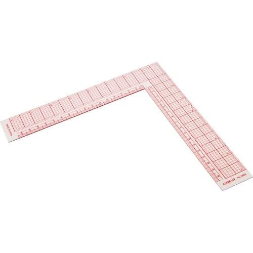 Plastic L-Square Shape Ruler French Curve Sewing Measure Professional Tailor
