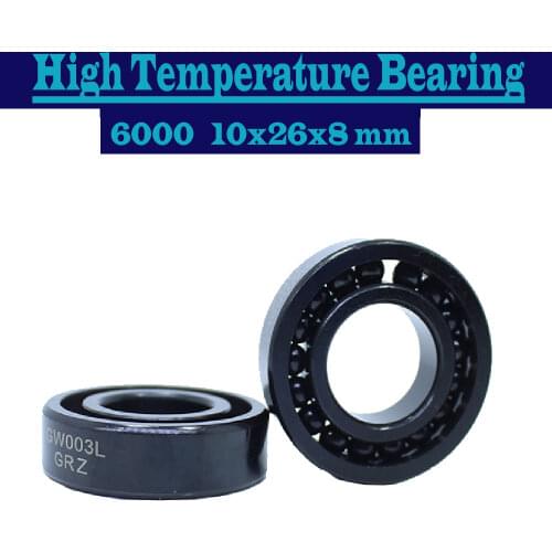 6003 High Temperature Bearing (2 Pcs) 500 Degrees Celsius 17x35x10mm Full Ball Bearing TB6003
