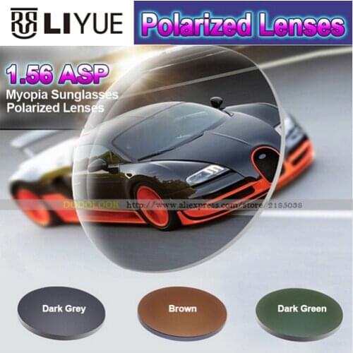 Myopia short-sight polarized sunglasses driving lenses Summer Style Prescription Polarized Sunglasses Lenses