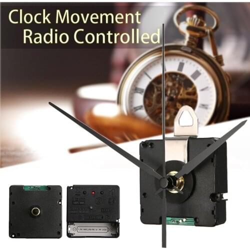 Radio Controlled Quartz Clock Movement German Wireless Motor Core Plastic Clock Mechanism For DIY Clock Repair Replacement Parts