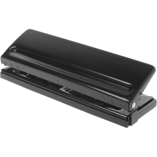 6 Hole Punch Paper Craft Cutter Adjustable DIY A4 A5 A6 Loose-Leaf Paper Puncher Scrapbooking Stationery Office Supplies M17F