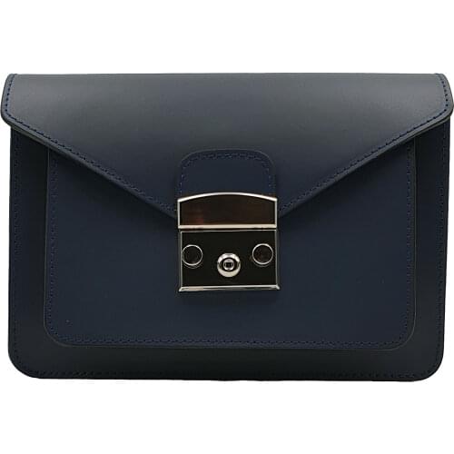 Womens cross body bag Casoria, genuine leather, Italy, leather belt, small, classic design