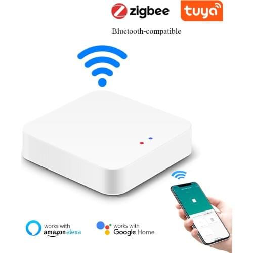 Tuya Smartlife Zigbee + Bluetooth-compatible Mesh WiFi Gateway Hub APP Remote Control Work With Alexa Google Home