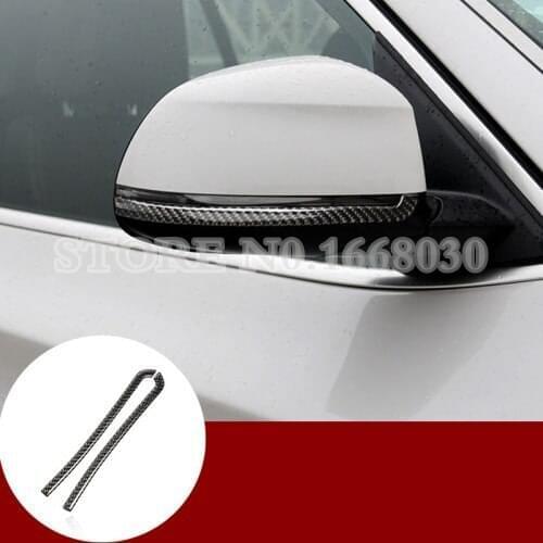 Carbon Fiber Rearview Mirror Anti-Rub Protector For BMW X5 X6 F15 F16 2014-2018 2pcs Car accesories interior Car decoration