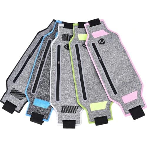 Ultrathin Waist Bag Running Belt Waterproof Mobile Phone Holder Pouch Jogging Belt Belly Bag Women Gym Fitness Bag Outdoor Sport