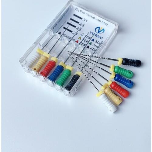 10 Boxes Flexible Endo Files Reamers Hand Use Niti 15# 40# Dental Root Canal File