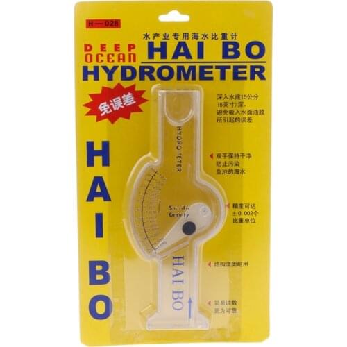 Accurate Hydrometer Salinity Meter For Aquarium Fish Tank Marine Sea Saltwater