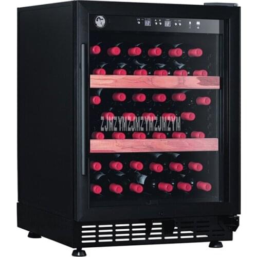 4 Layer Electric Red Wine Cabinet 25-50 Bottle Constant Temperature Beech Wood Household Ice Bar Mini Wine Refrigerator YC-103