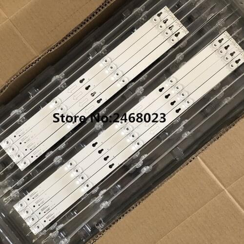 5SET=40PCS LED Backlight strip TOT_55D2900 55HR330M04B8 55HR330M05A8 V0 4C-LB5504-YH 4C-LB5505-YH 55S405TBBA U55P6006 55UC6426