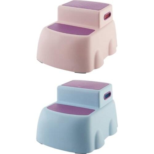 Childrens double height step stool, toddlers stool, suitable for potty training in the bathroom