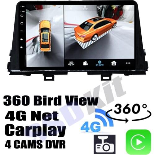 For KIA Morning Picanto JA 2017~2021 Car Audio Navigation GPS Carplay DVR 360 Birdview Around 4G Android System
