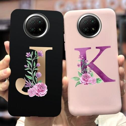 For Xiaomi Redmi Note 9T Case Note9 5G Soft Slim Fashion Letters Cover For Xiaomi Redmi Note 9 5G Note 9T J22 Phone Cases 6.53