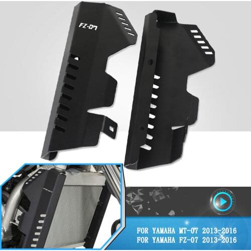 FOR YAMAHA MT-07 FZ-07 MT07 FZ07 2013 2014 2015 2016 Motorcycle Radiator Side Cover Guard Protector Grille Oil Cooler Protection